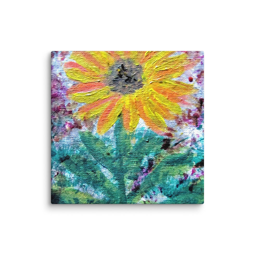 Thumbnail: A Solitary Sunflower 1 Canvas