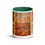 Thumbnail: Autumn Mosaic Mug with Color Inside