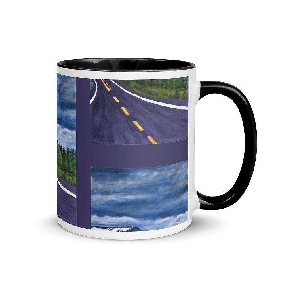 Thumbnail: The Road Taken Mug with Color Inside