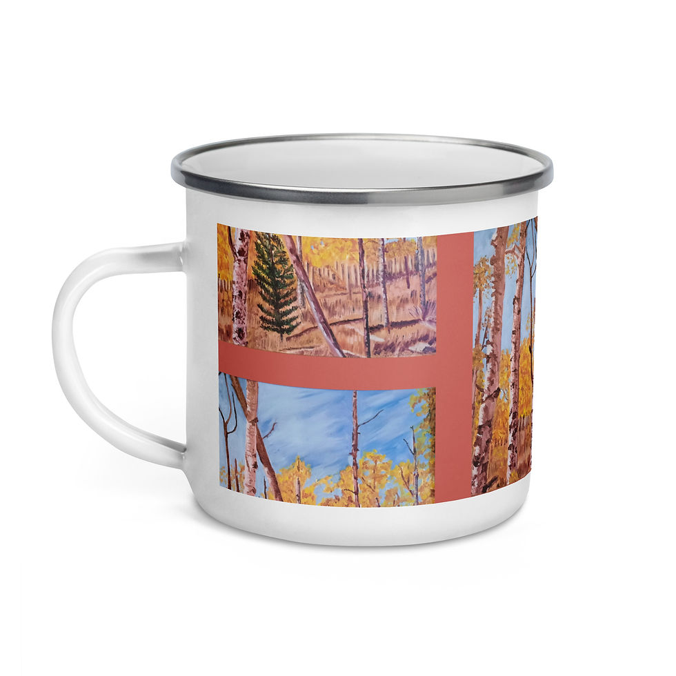 Thumbnail: Sheep Mountain Retreat 2 Enamel Mug
