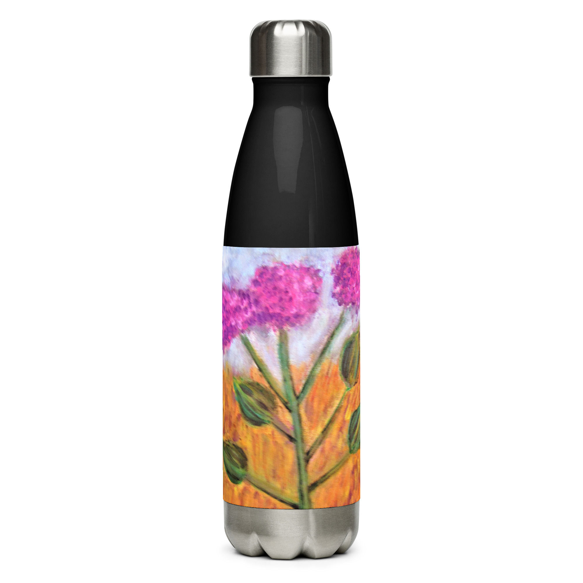 Floral Fantasy Stainless Steel Water Bottle