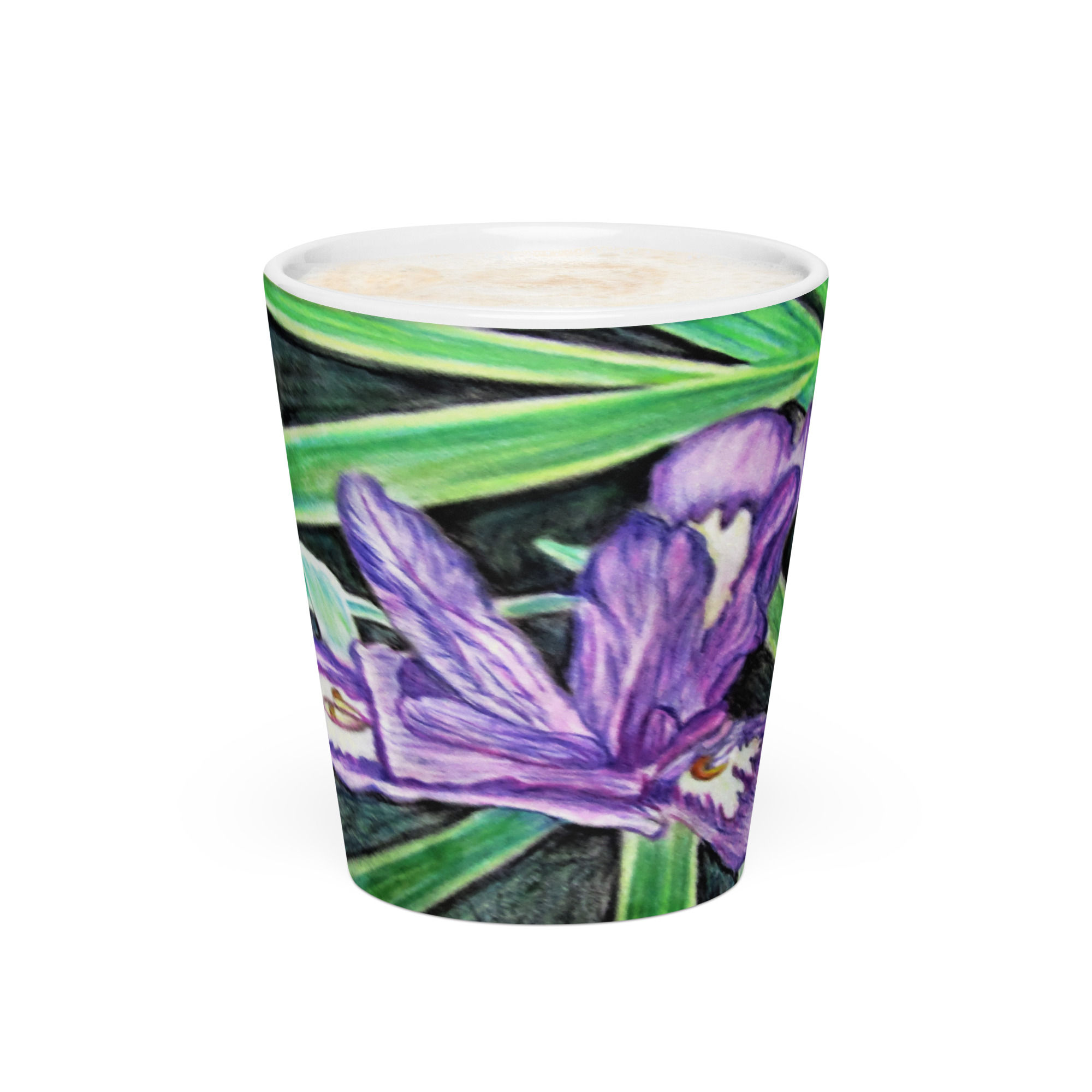 Purple Radiance Latte mug
