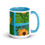Thumbnail: A Solitary Sunflower 2 Mug with Color Inside