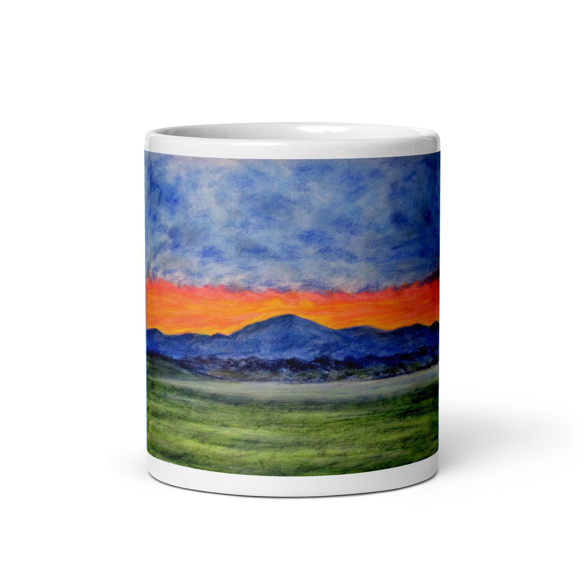 Laramie Peak Splendor White glossy mug