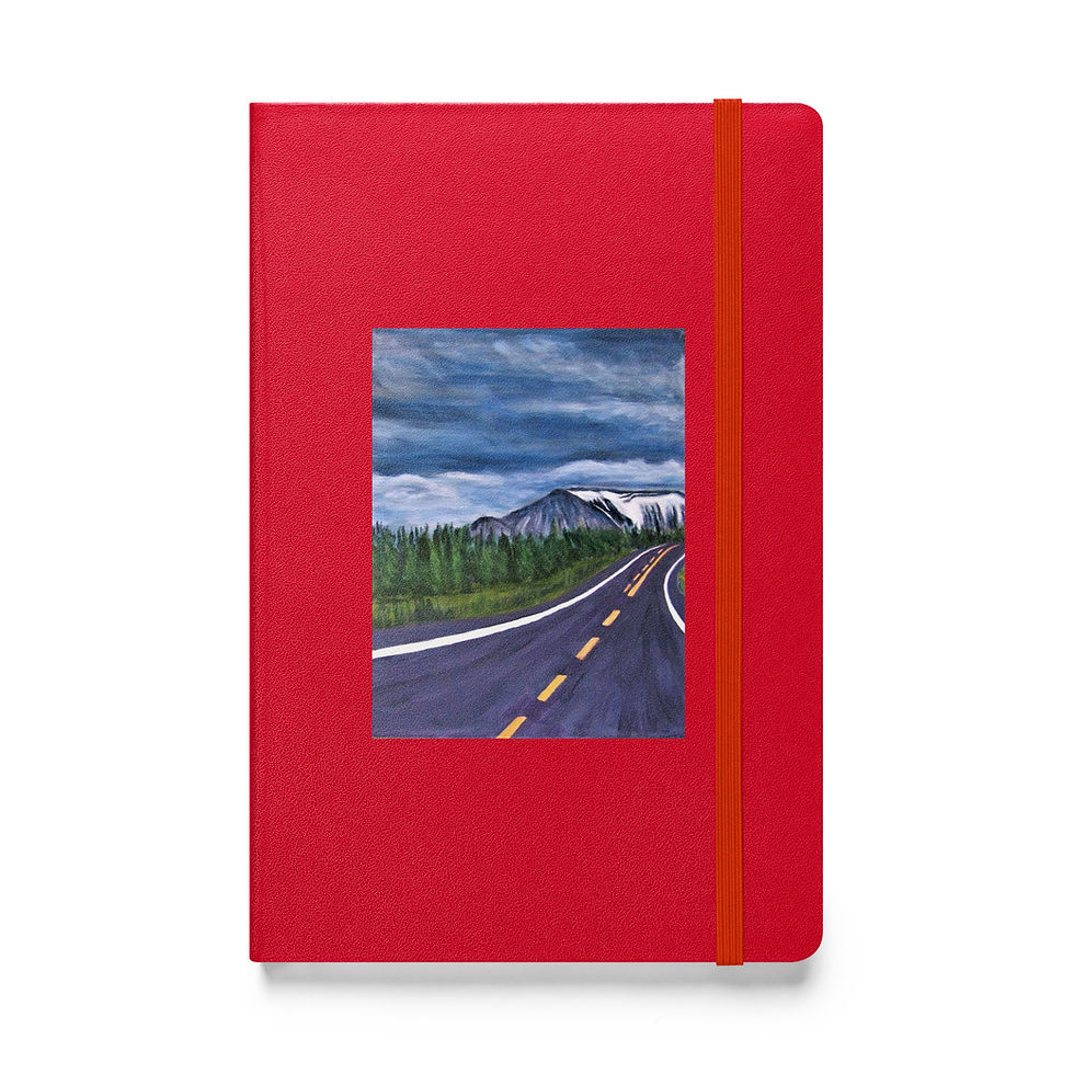 Thumbnail: The Road Taken Hardcover bound notebook