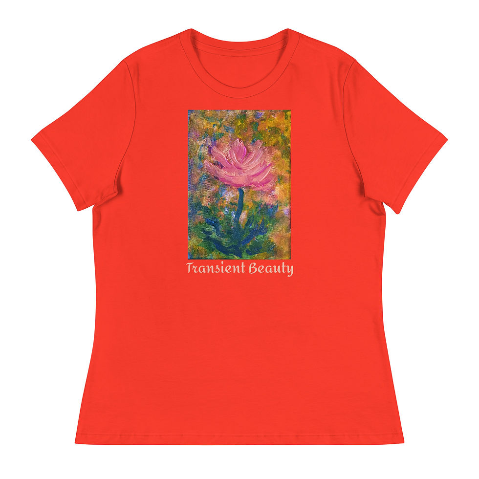 Miniatura: Transient Beauty Women's Relaxed T-Shirt