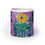 Thumbnail: A Solitary Sunflower 1 White glossy mug