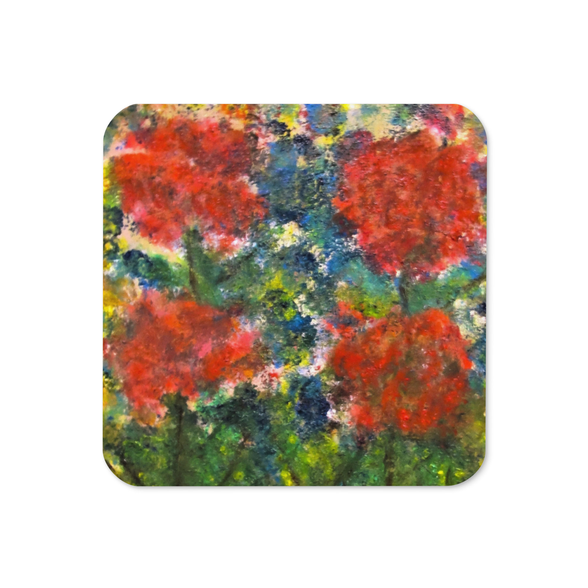 Joyful Abstractions Cork-back coaster
