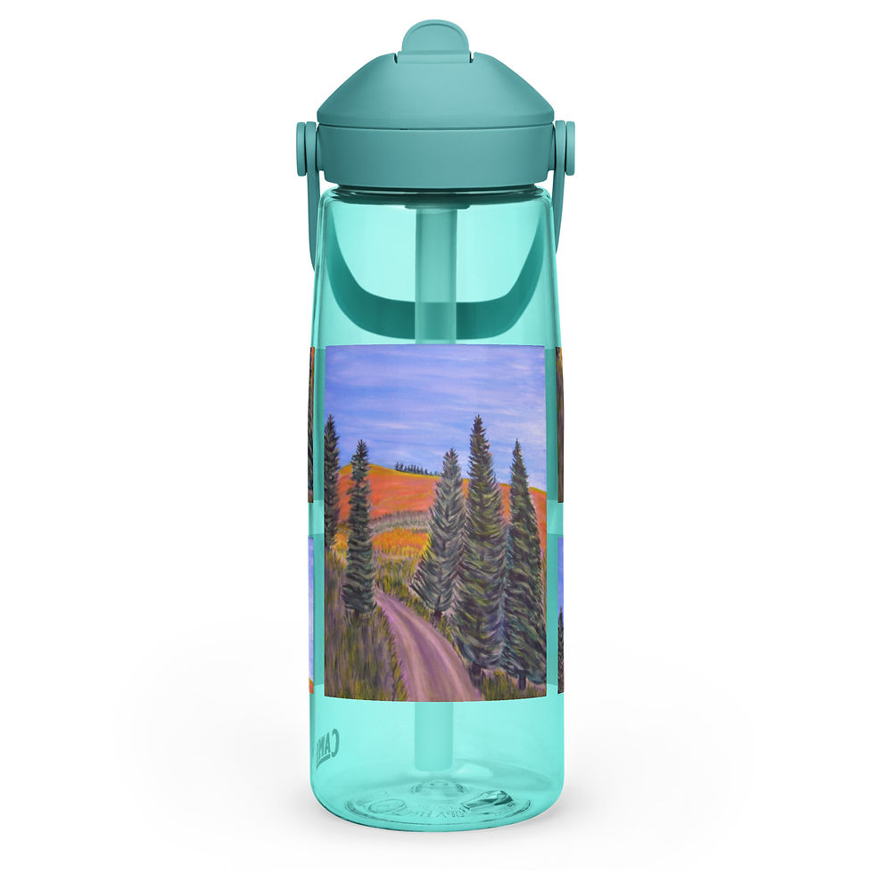 Thumbnail: Broadmouth Canyon Gold Flip straw water bottle