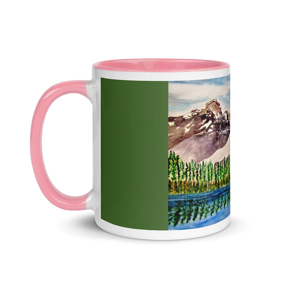 Miniatura: Alpine Majesty Mug with Color Inside
