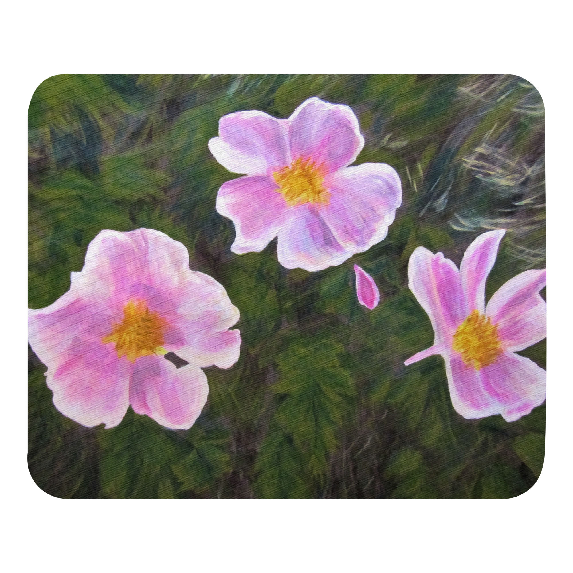 Wyoming Wild Roses Mouse pad