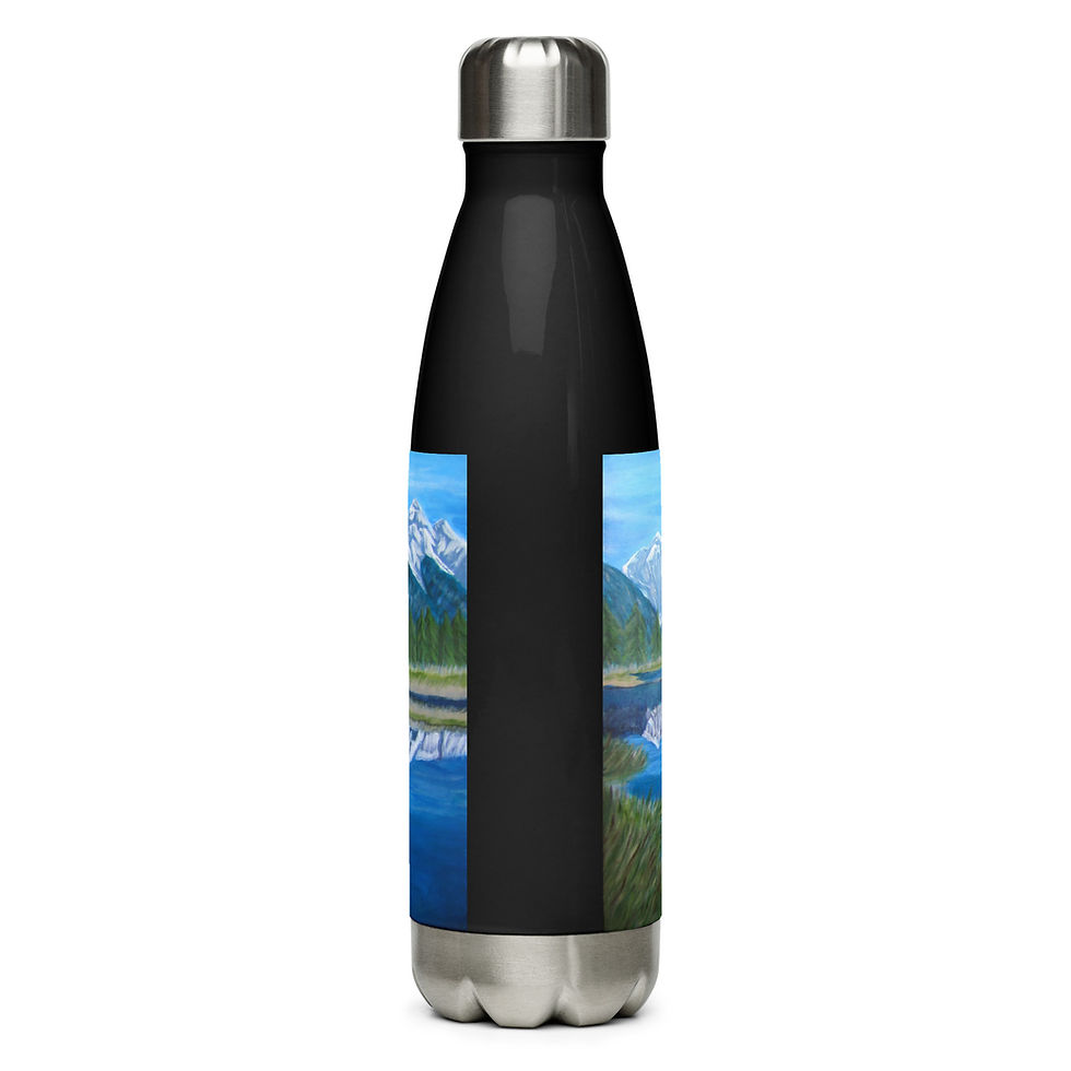 Thumbnail: Radiant Reflections Stainless steel water bottle