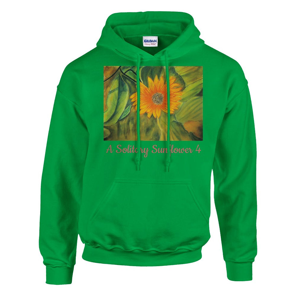 Thumbnail: A Solitary Sunflower 4 Classic Unisex Pullover Hoodie | Gildan® 18500