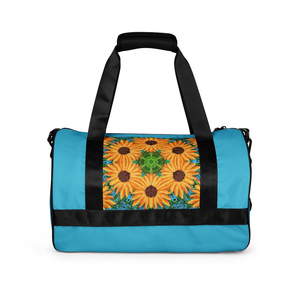 Miniatura: A Solitary Sunflower 2 All-over print gym bag