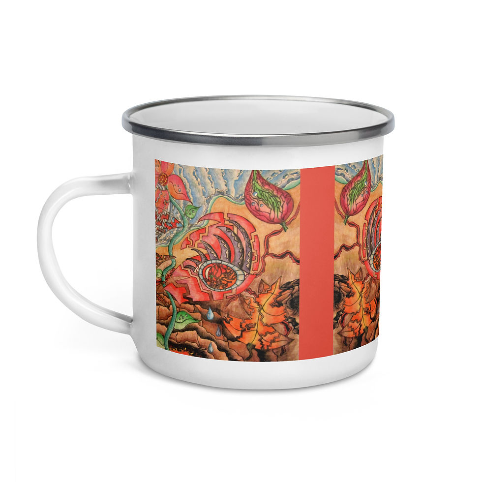 Miniatura: Whirlpool Tide Enamel Mug