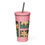 Miniatura: Daylilies of the Field 1 Insulated tumbler with a straw