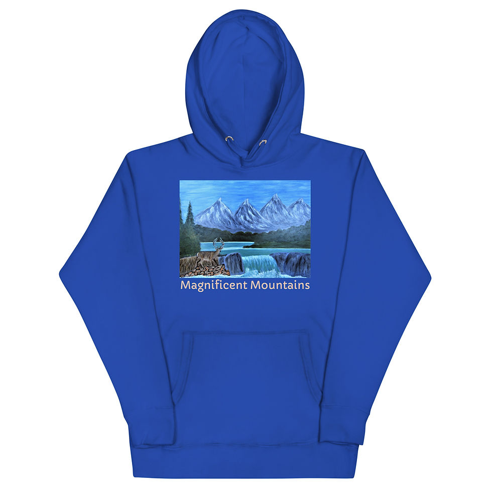Thumbnail: Magnificent Mountains Unisex Hoodie