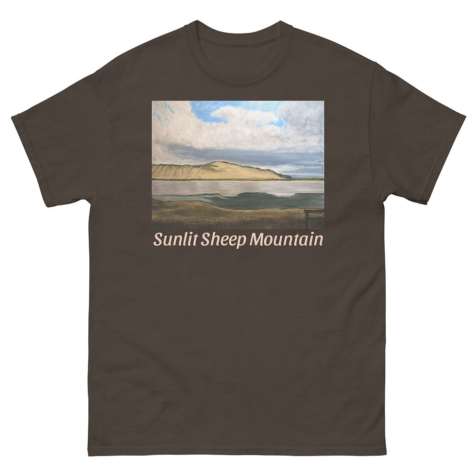 Thumbnail: Sunlit Sheep Mountain Unisex classic tee