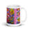 Thumbnail: Floral Abstraction 2 White glossy mug