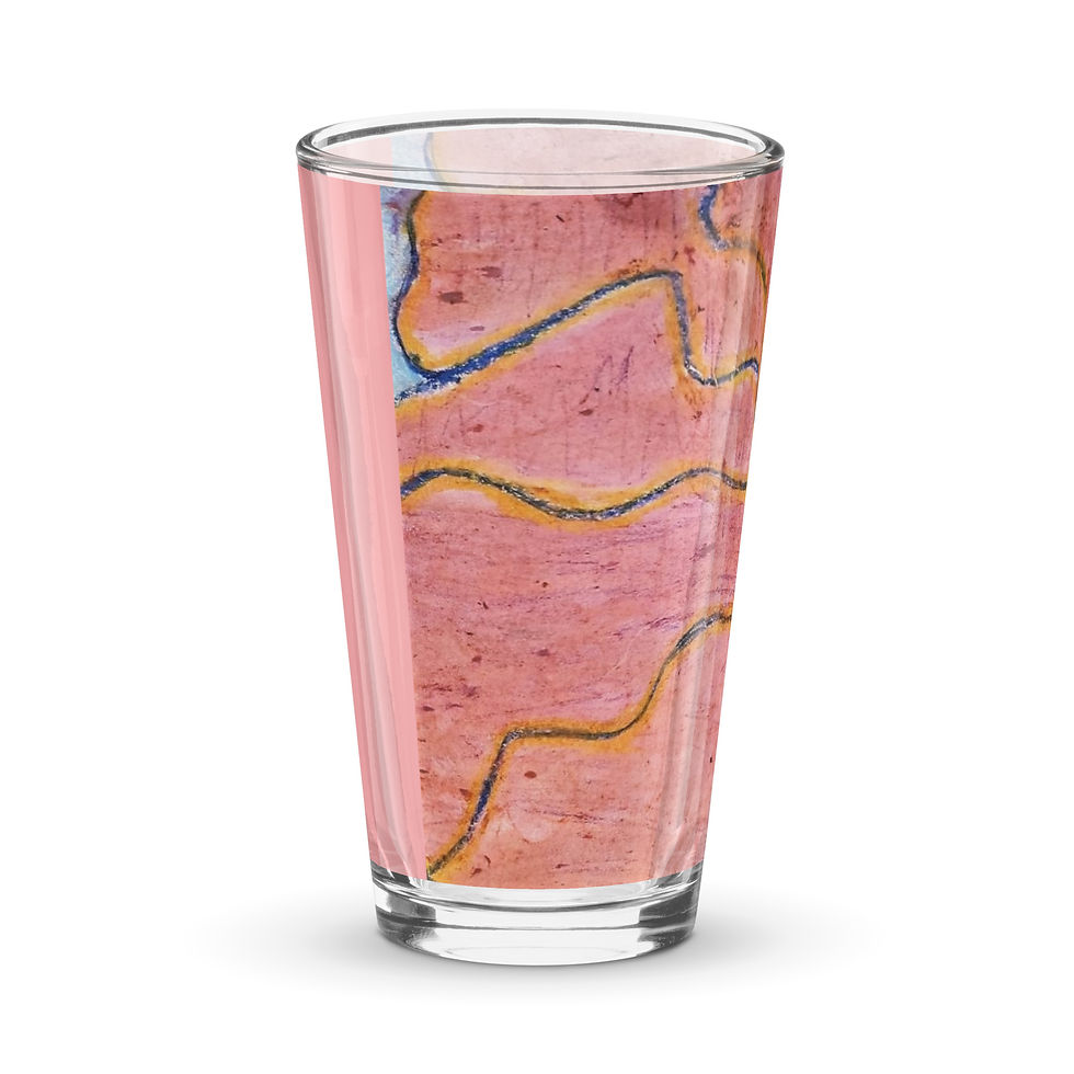 Thumbnail: Flower Power Shaker pint glass