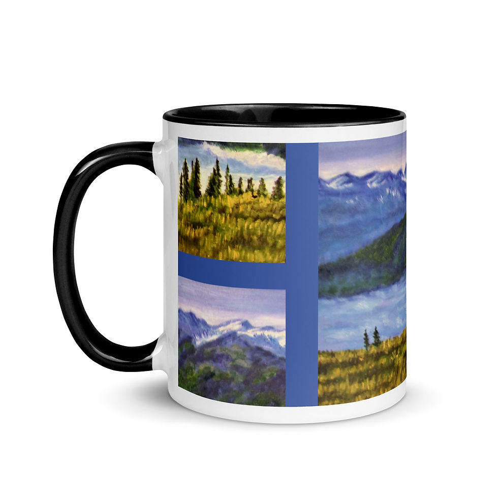 Miniatura: A River Runs through It Mug with Color Inside