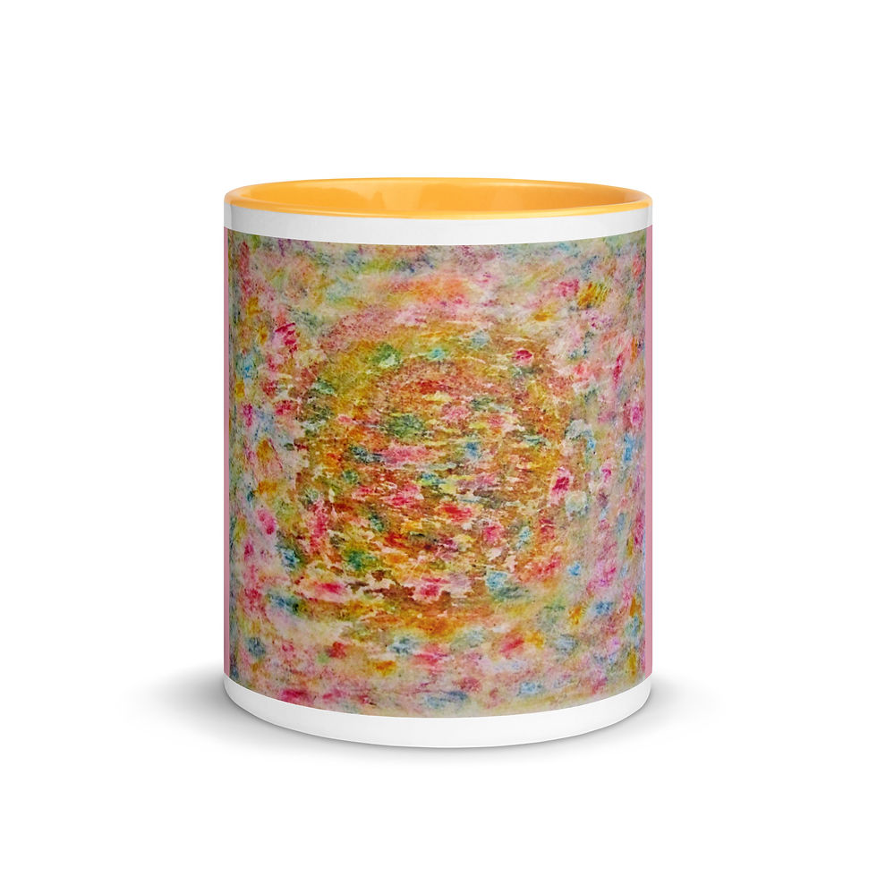 Thumbnail: Floral Transcendence Mug with Color Inside
