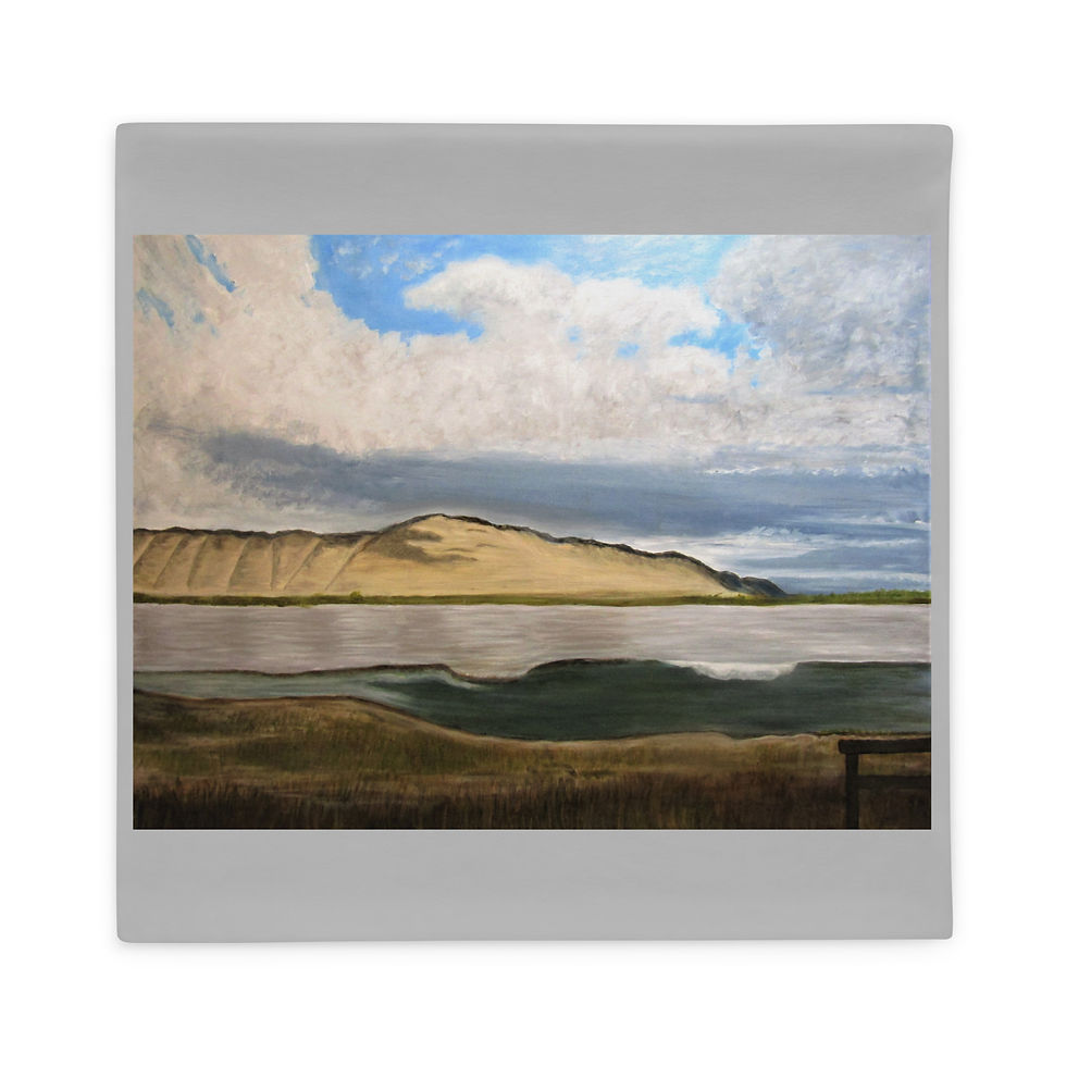 Miniatura: Sunlit Sheep Mountain Pillow Case