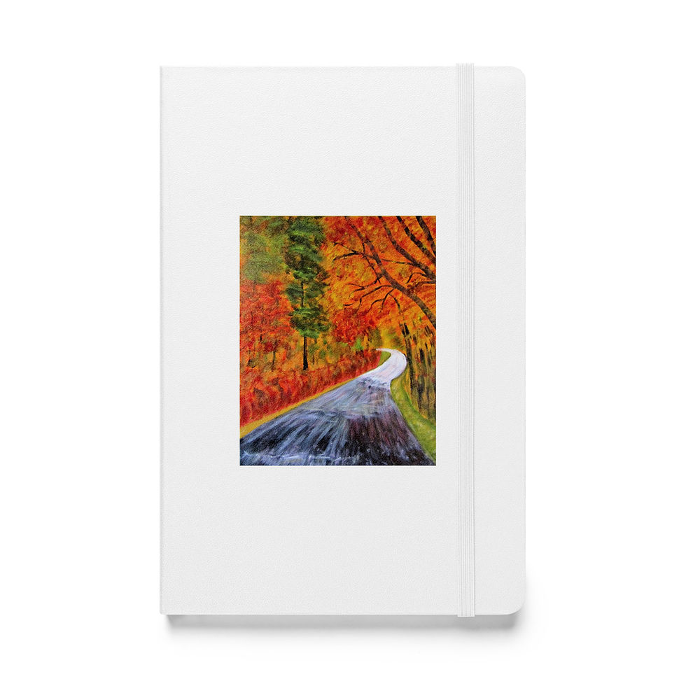 Miniatura: The Road Not Taken Hardcover bound notebook