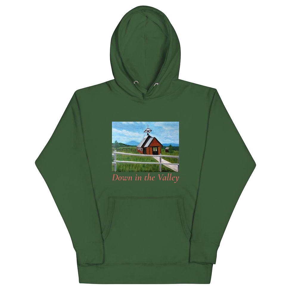Miniatura: Down in the Valley Unisex Hoodie