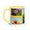 Thumbnail: A Solitary Sunflower 3 Mug with Color Inside