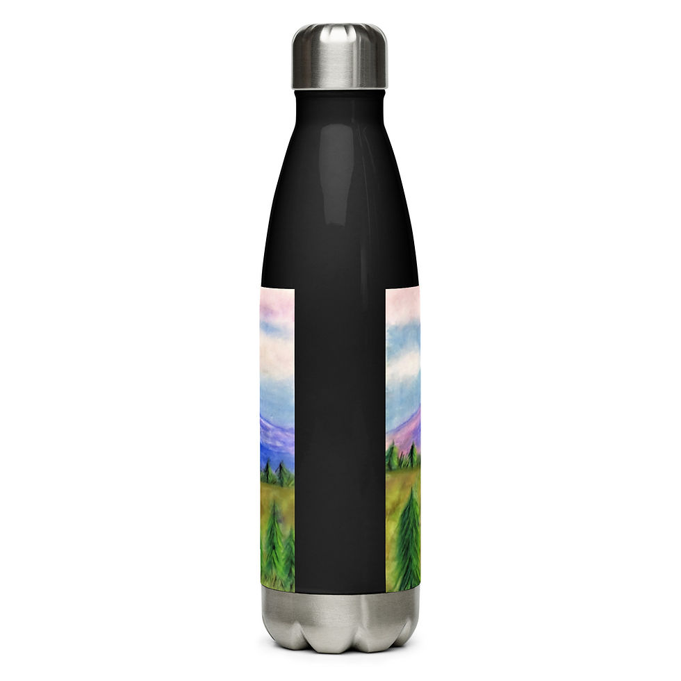 Thumbnail: Laramie Peak Lavender Stainless Steel Water Bottle