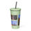Thumbnail: Broadmouth Canyon Gold Insulated tumbler with a straw