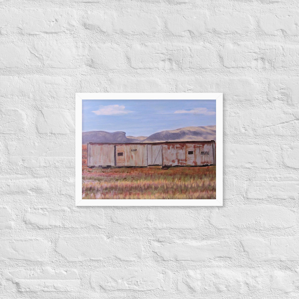 Miniatura: Wyoming Artifacts 1 Framed poster
