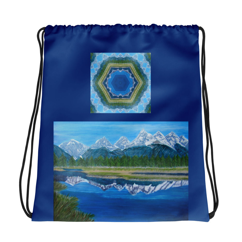 Radiant Reflections Drawstring bag