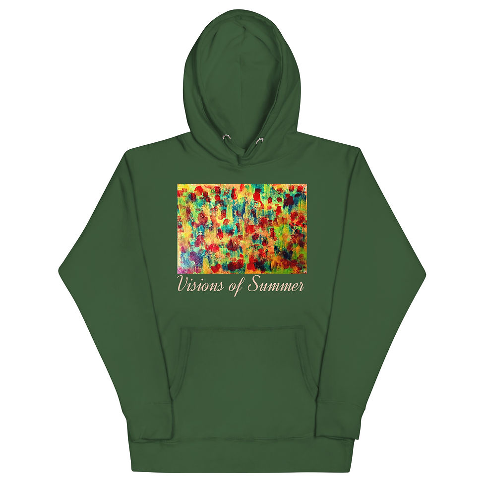 Miniatura: Visions of Summer Unisex Hoodie