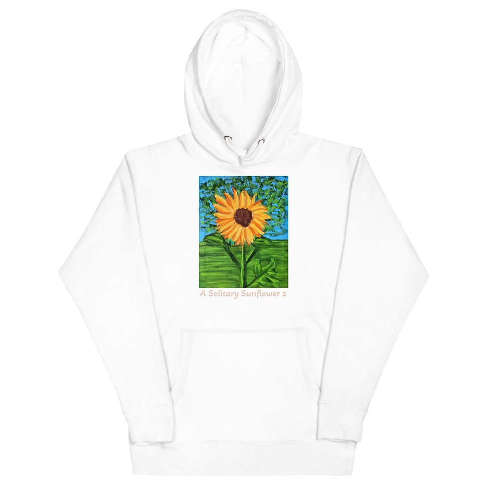 Miniatura: A Solitary Sunflower 2 Unisex Hoodie