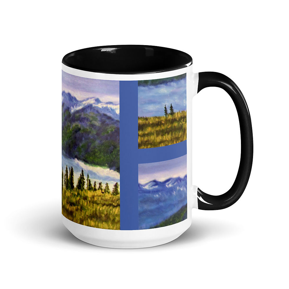 Miniatura: A River Runs through It Mug with Color Inside