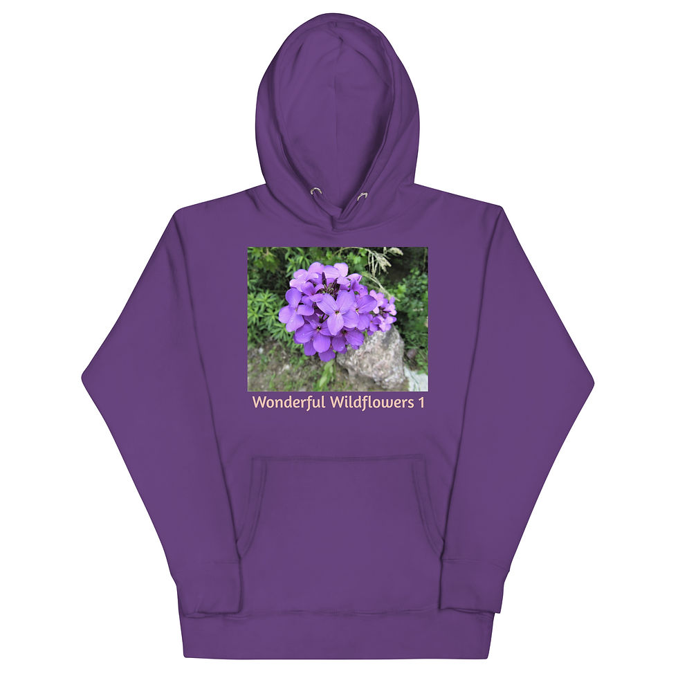 Thumbnail: Wonderful Wildflowers 1 Unisex Hoodie