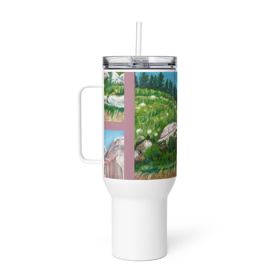 Thumbnail: Rogers Canyon Travel mug with a handle