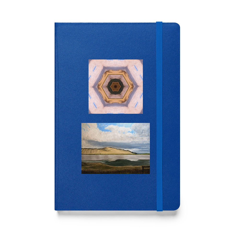 Miniatura: Sunlit Sheep Mountain Hardcover bound notebook