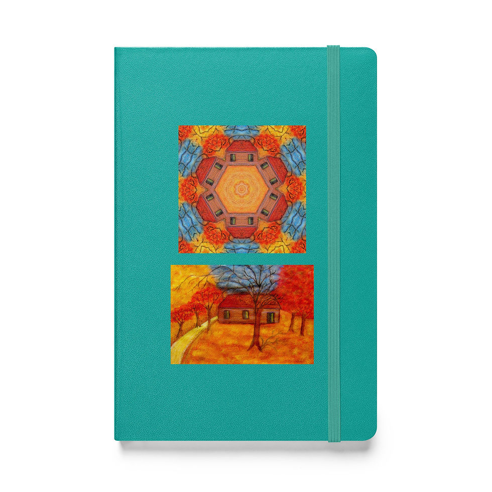 Thumbnail: The Long Road Home Hardcover bound notebook