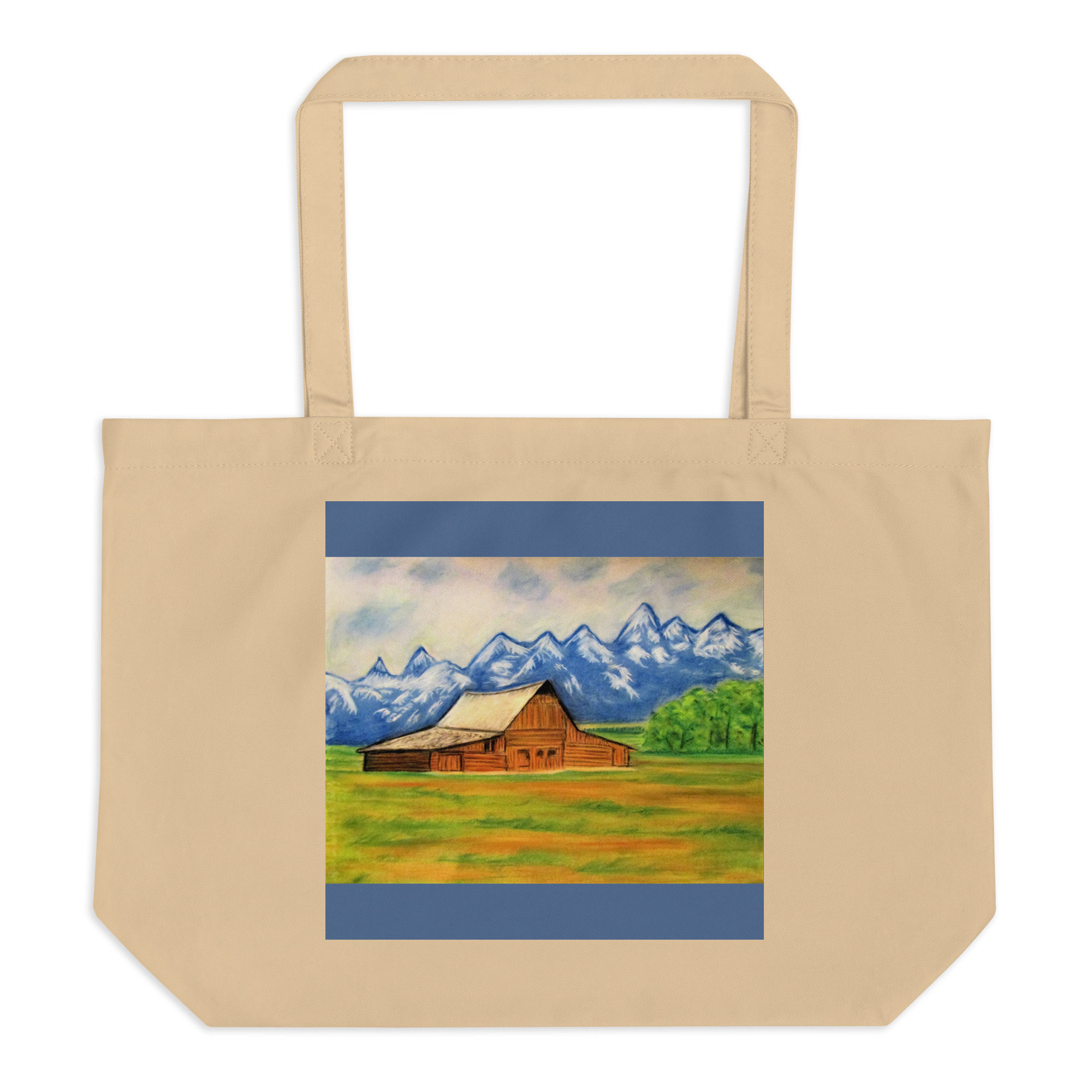 A Simpler Way of Life Large organic tote bag