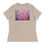 Miniatura: Abstract Rose Patterns Women's Relaxed T-Shirt