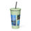 Thumbnail: Magnificent Mountains Insulated tumbler with a straw