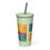 Thumbnail: Laramie Peak Sunset Insulated tumbler with a straw