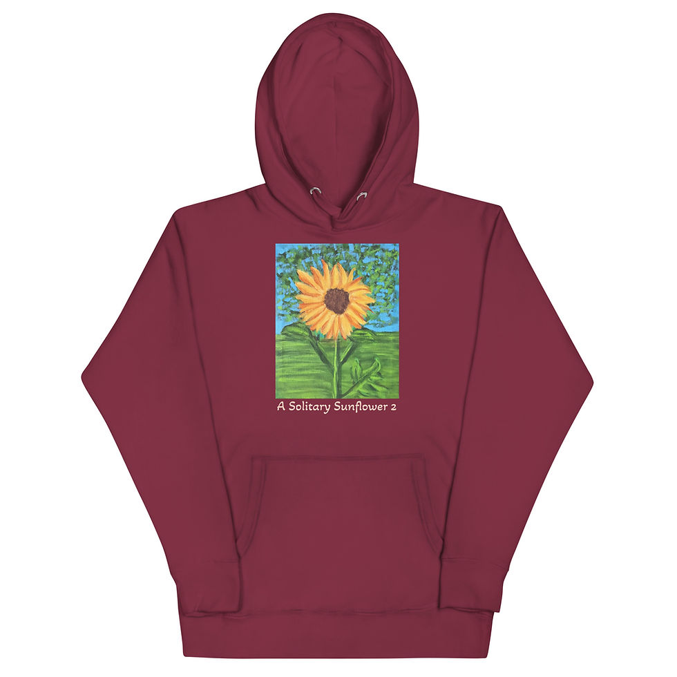 Miniatura: A Solitary Sunflower 2 Unisex Hoodie