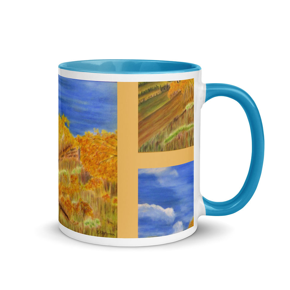 Miniatura: Silence Is Golden Mug with Color Inside