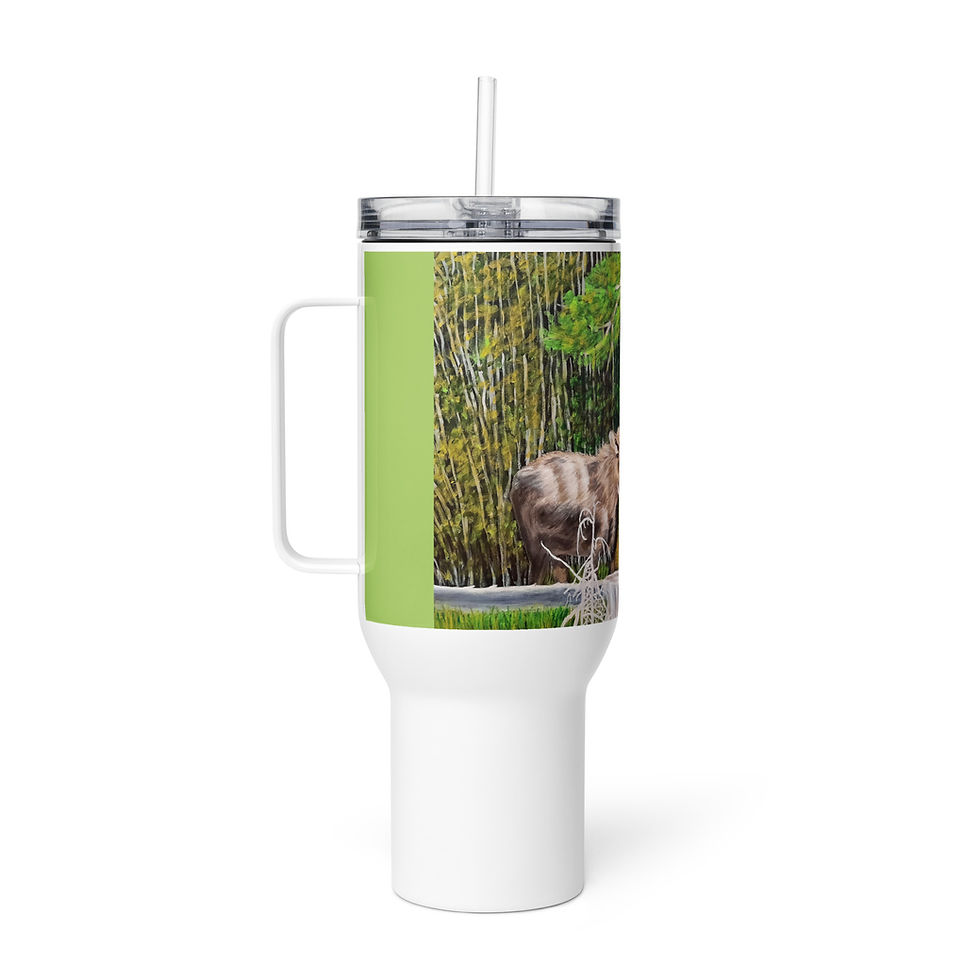 Miniatura: Wary Wanderer Travel mug with a handle