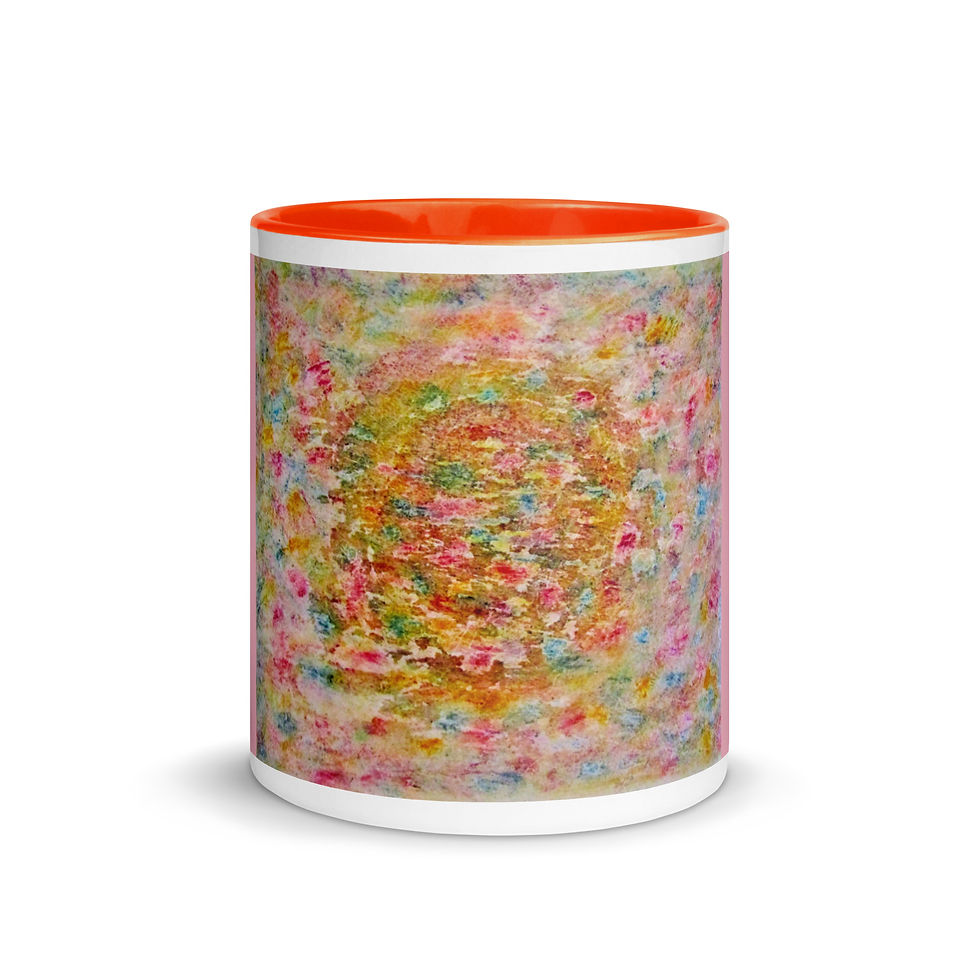 Thumbnail: Floral Transcendence Mug with Color Inside