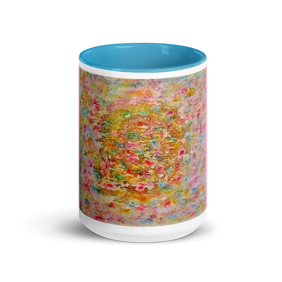Thumbnail: Floral Transcendence Mug with Color Inside